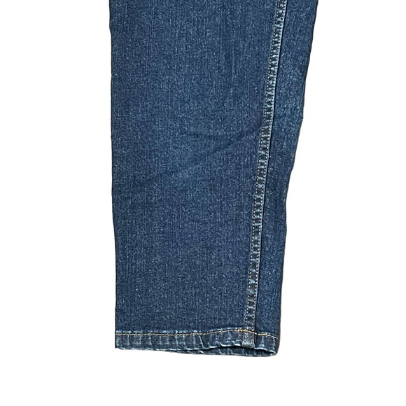 Liz‎ Clairborne Jackie Boyfriend Jeans Crop Blue Denim Mid-Rise Stretch Women 4 - Picture 3 of 8